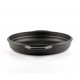 Patelnia grillowa żeliwna emaliowana Hosse, Black Onyx, Ф22cm | Płaska patelnia żeliwna | Patelnia żeliwna |