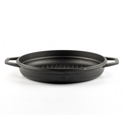 Patelnia grillowa żeliwna emaliowana Hosse, Black Onyx, Ф22cm - Porównanie produktów