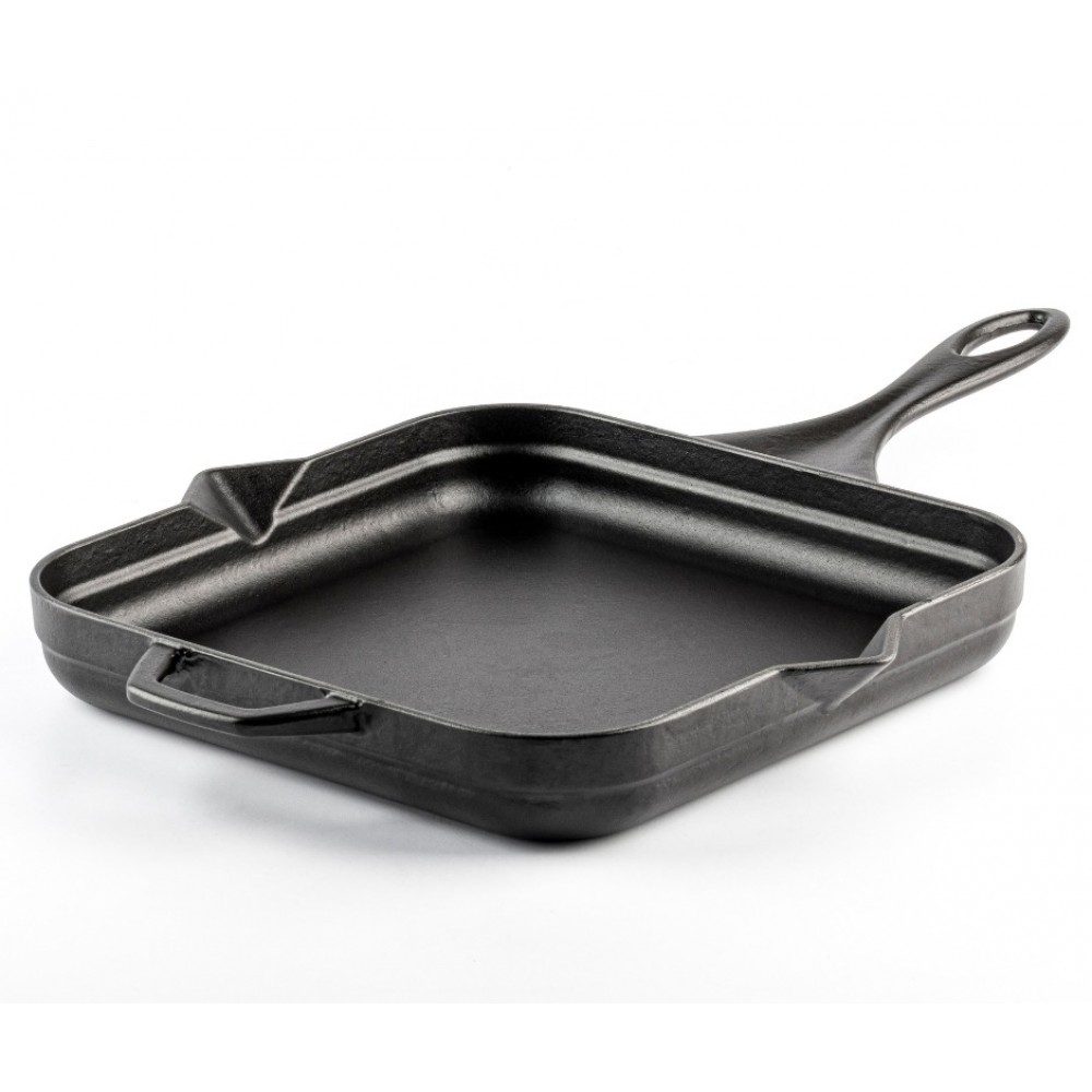 Patelnia żeliwna emaliowana Hosse, Black Onyx, 28x28cm