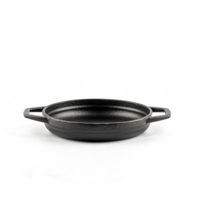 Patelnia żeliwna z dwoma uchwytami emaliowana Hosse, Black Onyx, Ф16cm - Porównanie produktów