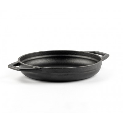 Patelnia żeliwna z dwoma uchwytami emaliowana Hosse, Black Onyx, Ф19cm - Porównanie produktów