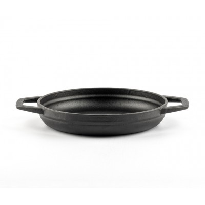 Patelnia żeliwna z dwoma uchwytami emaliowana Hosse, Black Onyx, Ф19cm - Porównanie produktów