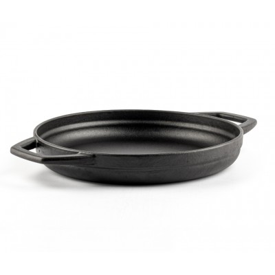 Patelnia żeliwna z dwoma uchwytami emaliowana Hosse, Black Onyx, Ф22cm - Porównanie produktów