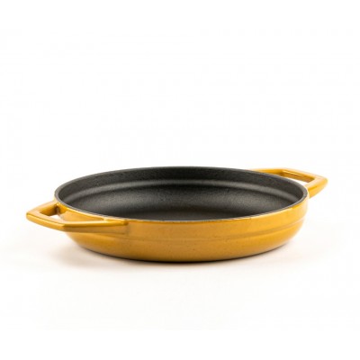Patelnia żeliwna z dwoma uchwytami emaliowana Hosse, Dijon, Ф19cm - Porównanie produktów