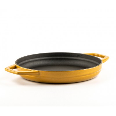 Patelnia żeliwna z dwoma uchwytami emaliowana Hosse, Dijon, Ф22cm - Porównanie produktów