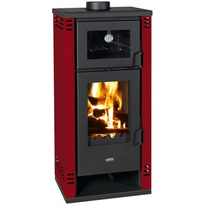 Piec z piekarnikiem na drewno Prity K2 GT F Czerwony, 8.1 kW - Porównanie produktów