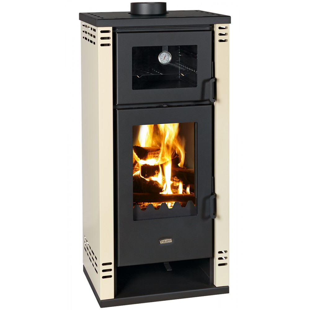 Piec z piekarnikiem na drewno Prity K2 GT F, 8.1 kW | Piece na drewno z piekarnikiem | Piece na drewno |