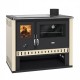 Kuchenka na drewno  Prity GT, z płytą ceramiczną, 15 kW | Piece na drewno z piekarnikiem | Piece na drewno |