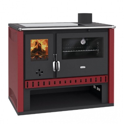 Kuchenka na drewno Prity GT Czerwony, z płytą ceramiczną, 15 kW - Porównanie produktów