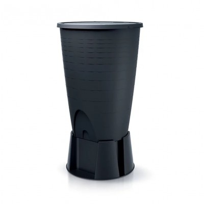 Zbiornik na wodę deszczową Prosperplast Peruno Zestaw, 260L, Antracyt - Zbiorniki na wodę deszczową