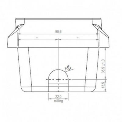 Żeliwny ruszt do pieca na pellet Arce i innych, 95x70mm - Ruszt do pieca na pellet