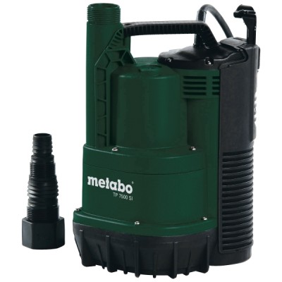Pompa zanurzeniowa do wody czystej METABO TP 7500, moc 300 W, wydajność 7500 l/h, wysokość podnoszenia 6,5 m - Ogrzewanie Centralne