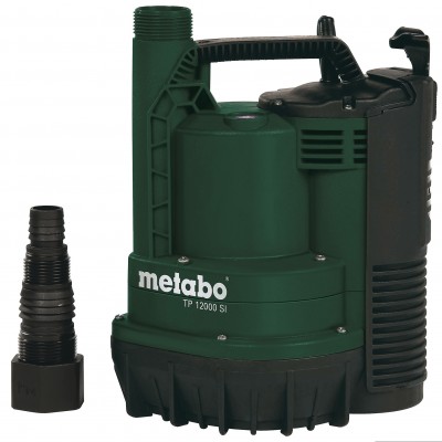 Pompa zanurzeniowa do wody czystej Metabo TP 12000 SI, moc 600 W, przepływ 11 700 l/h, wysokość podnoszenia 9 m - Ogrzewanie Centralne