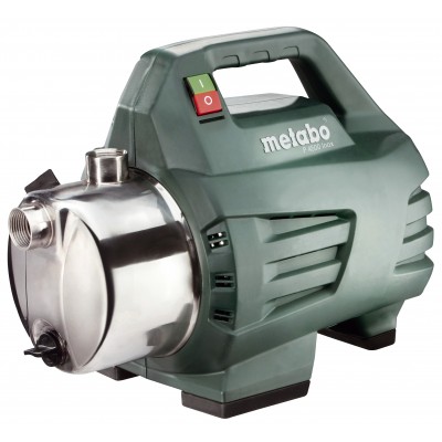 Pompa ogrodowa do czystej wody Metabo P 4500 INOX, 1", moc 1300 W, przepływ 75 l/min (4500 l/h), wysokość podnoszenia 48 m - Ogrzewanie Centralne