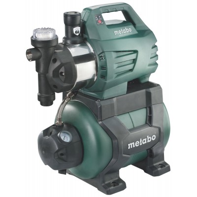 Pompa hydroforowa jednofazowa METABO HWWI 3500/25 INOX, moc 1100 W, przepływ 3500 l/h, pojemność zbiornika 24 l, wysokość podnoszenia 45 m - Ogrzewanie Centralne