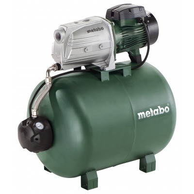 Pompa hydroforowa jednofazowa METABO HWW 9000/100 G, moc 1800 W, przepływ 9000 l/h, wysokość podnoszenia 51 m, pojemność zbiornika 100 l - Ogrzewanie Centralne