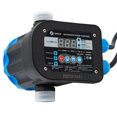 Presostat EPC-12 z wyświetlaczem cyfrowym i regulowanymi progami Gmax – wielkość 1", moc 2,2 kW, częstotliwość 50–60 Hz, napięcie 220–240 V - Porównanie produktów