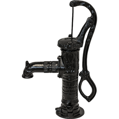 Pompa wodna ręczna Hydro-Fix, czarna, długość 640 mm, żeliwna, rozmiar 1 1/4″ - Pompka ręczna do wody