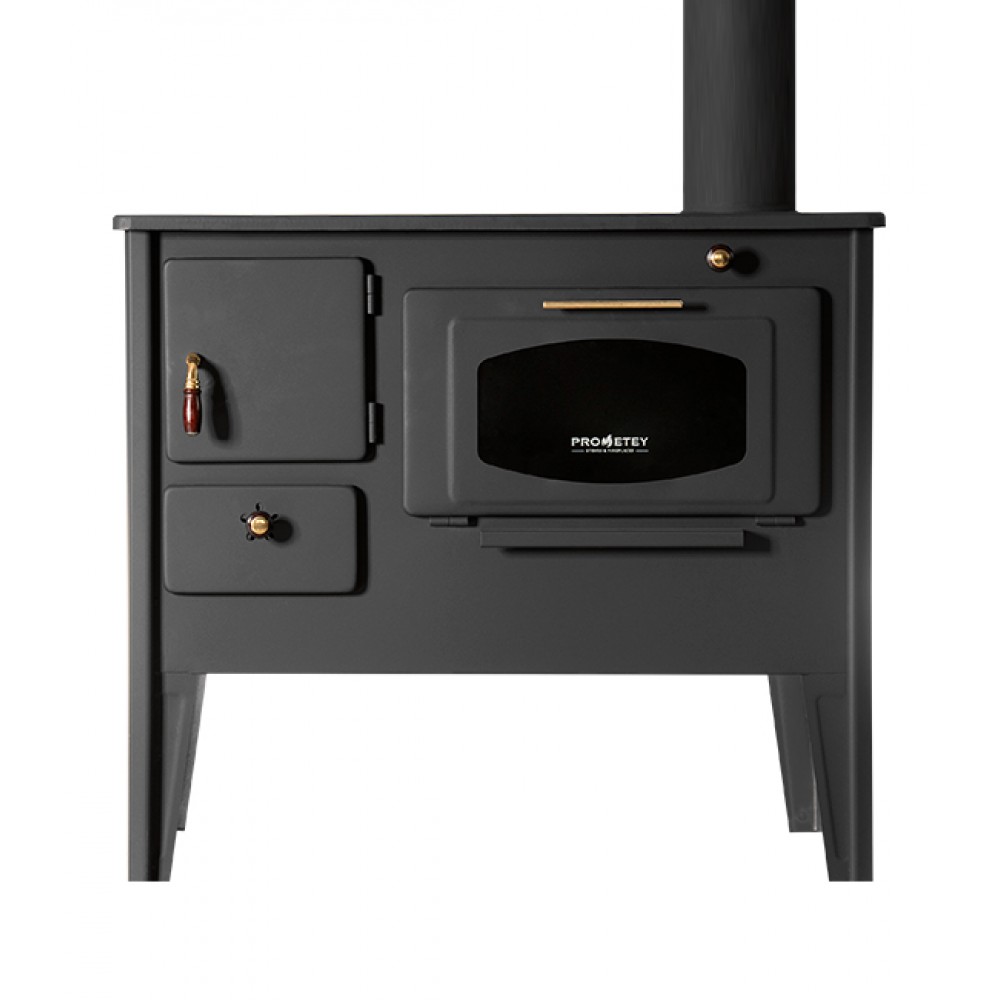 Kuchenka na drewno Prometey NAR Type A, 7kW | Piece na drewno z piekarnikiem | Piece na drewno |