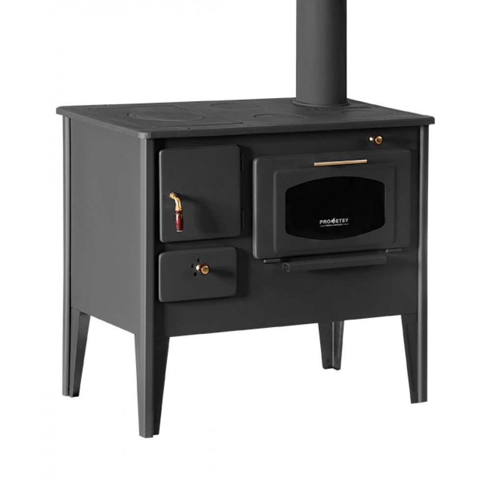 Kuchenka na drewno Prometey NAR Type A, 7kW | Piece na drewno z piekarnikiem | Piece na drewno |