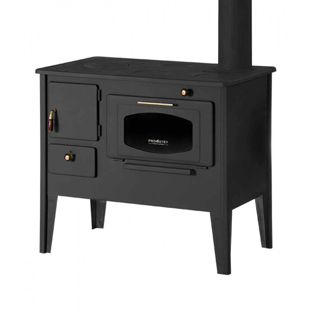 Kuchenka na drewno Prometey NAR Type A, 7kW | Piece na drewno z piekarnikiem | Piece na drewno |