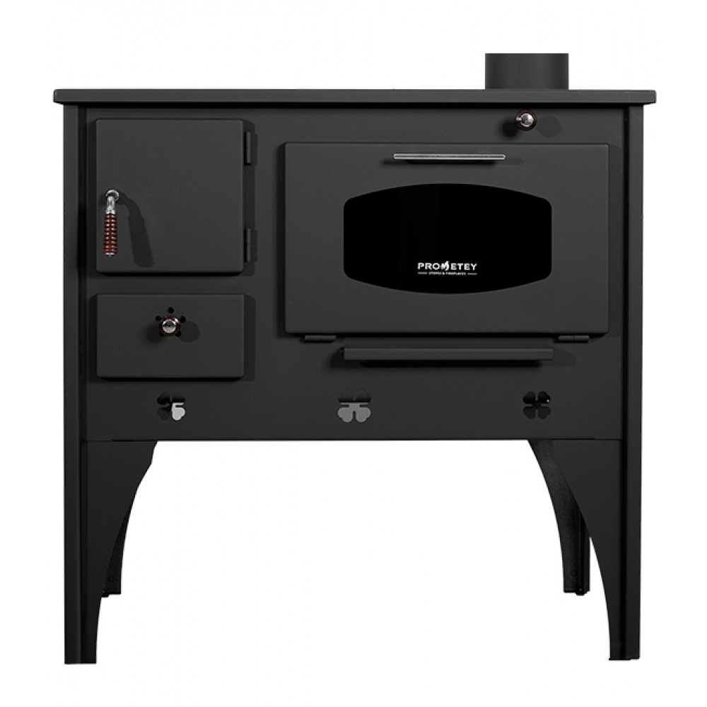 Kuchenka na drewno Prometey NAR Type B, 7kW | Piece na drewno z piekarnikiem | Piece na drewno |