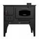 Kuchenka na drewno Prometey NAR Type B, 7kW | Piece na drewno z piekarnikiem | Piece na drewno |