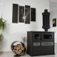 Kuchenka na drewno Prometey Practik-L, 11kW | Piece na drewno z piekarnikiem | Piece na drewno |