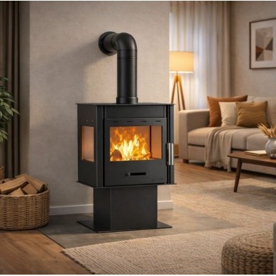 Piec na drewno Velmora Fire ATS 100 3SIDE, 12.19kW - Velmora Fire