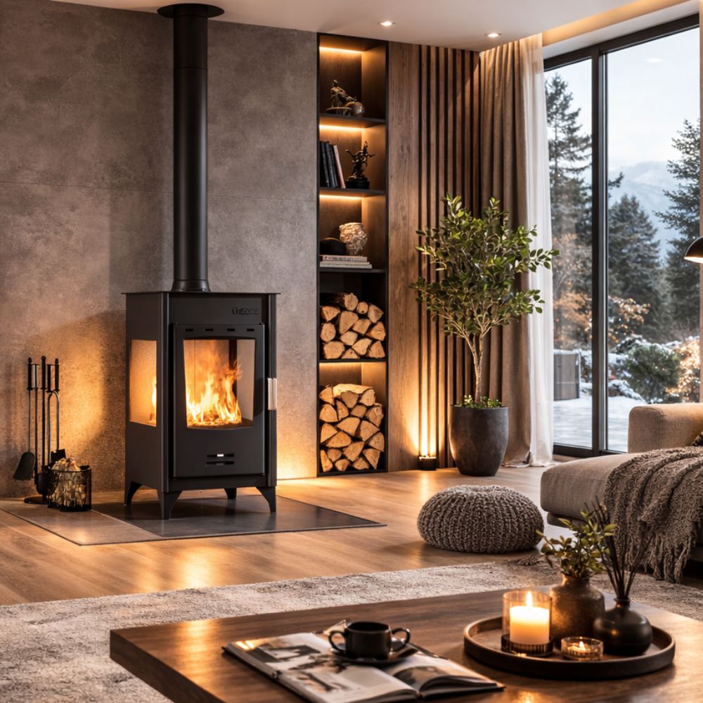 Piec na drewno Balkan Energy ATS 90-10 3 SIDE, 12.12kW | Piece na drewno |  |