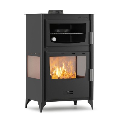 Piec na drewno z piekarnikiem Velmora Fire ATS 90-30 3SIDE, 15.18kW - Piece na drewno z piekarnikiem