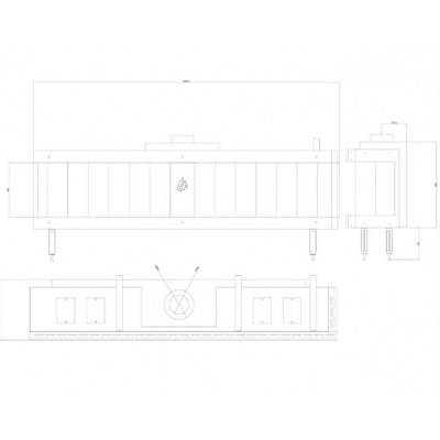 Kominki gazowe Balkan Energy GAS CORNER 200, 17kW - Wkład kominkowy gazowy