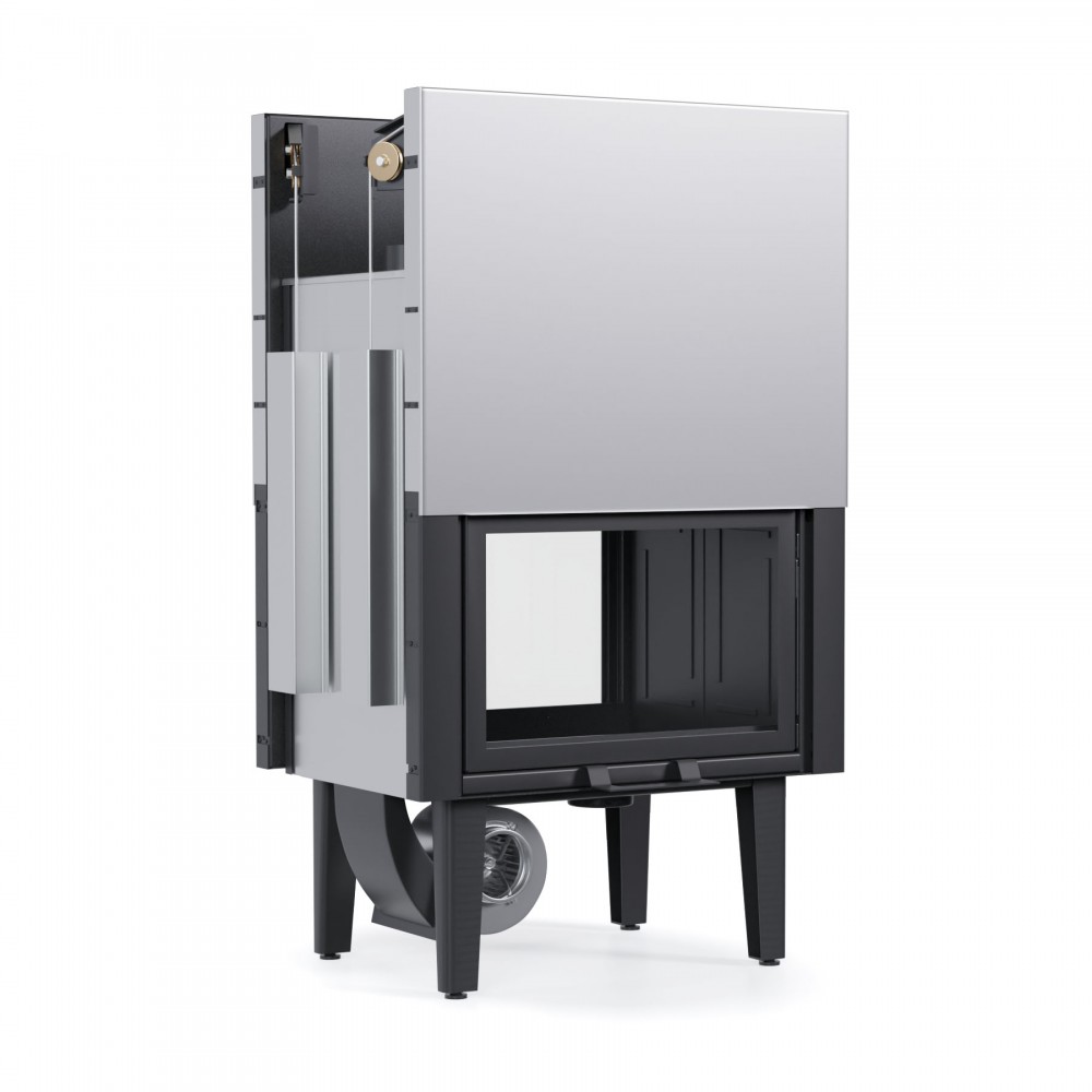 Wkład kominkowy na drewno Balkan Energy ATS TUNNEL AIR 800, z kanałami powietrznymi, 16.1kW | Nowoczesne kominki | Kominki |