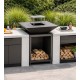 Steel Charcoal Grill Balkan Energy SQUARE 750 |  |  |