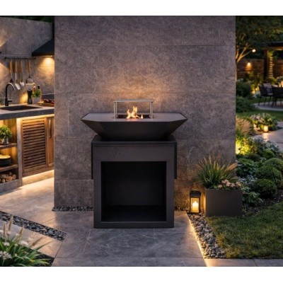 Steel charcoal Grill Balkan Energy POLY-920 - Grill