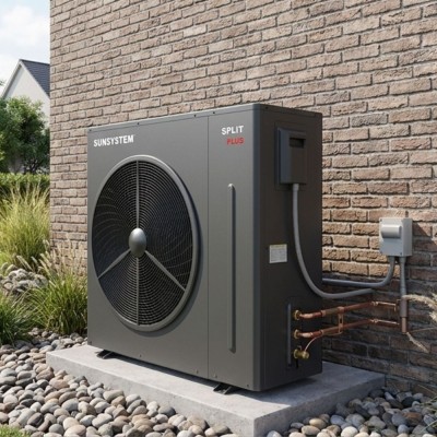 Pompa ciepła typu split Sunsystem SPLIT PLUS 060 1PH powietrze-woda, 6.22kW - Sunsystem