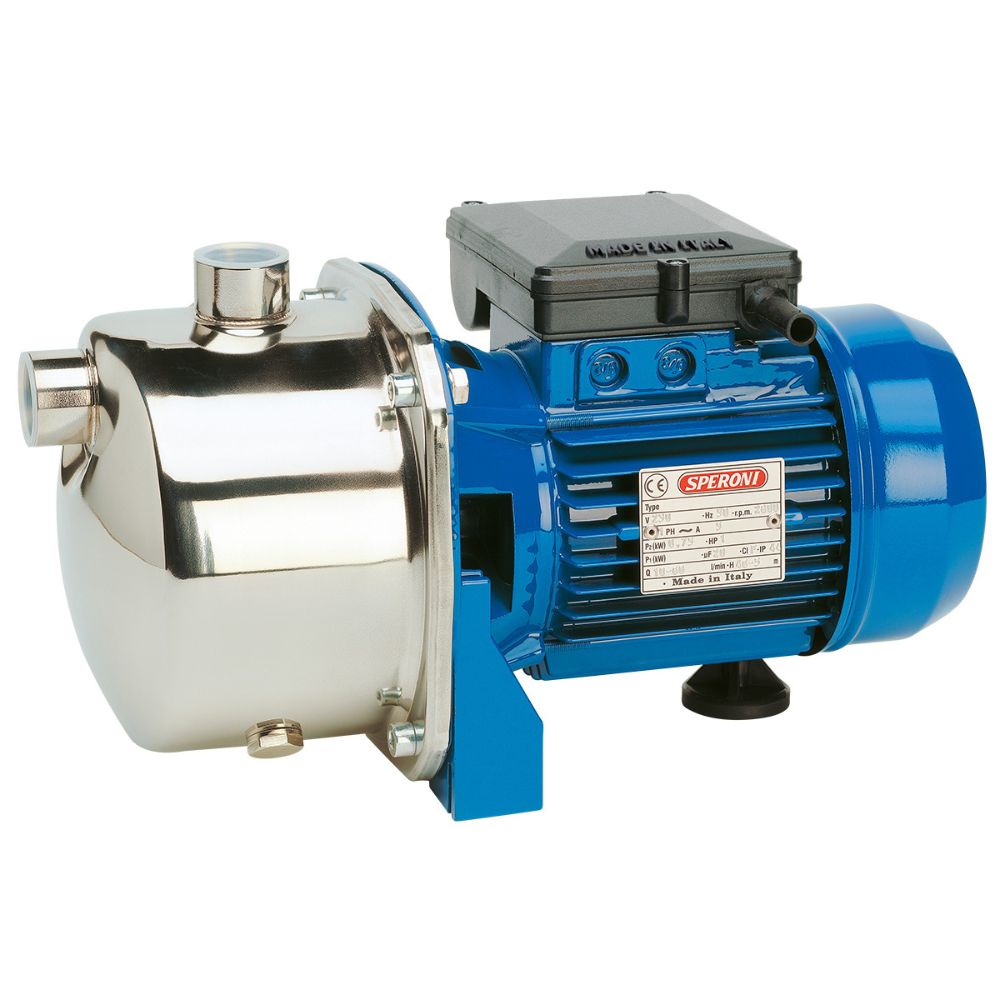 Pompa odśrodkowa samozasysająca Speroni SM 85-3, wielostopniowa – moc 0,70 kW, wysokość podnoszenia 34 m, wydajność 80 l/min | Pompa odśrodkowa | Pompa wodna |
