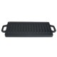 Dwustronna żeliwna płyta grillowa, 38x23 cm |  |  |
