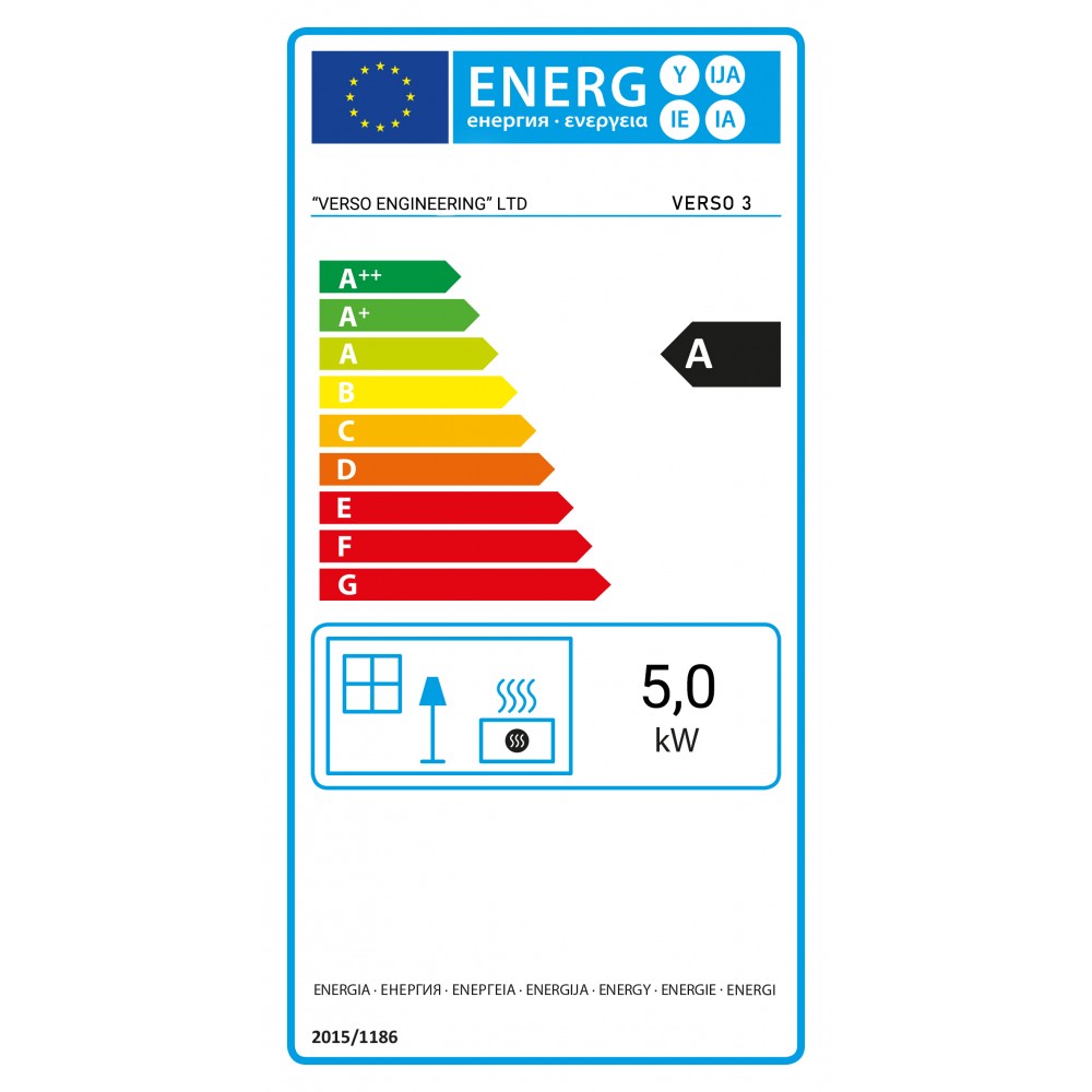 Piec na drewno Verso 3, 5kW | Bezpośrednie piece na drewno | Piece na drewno |