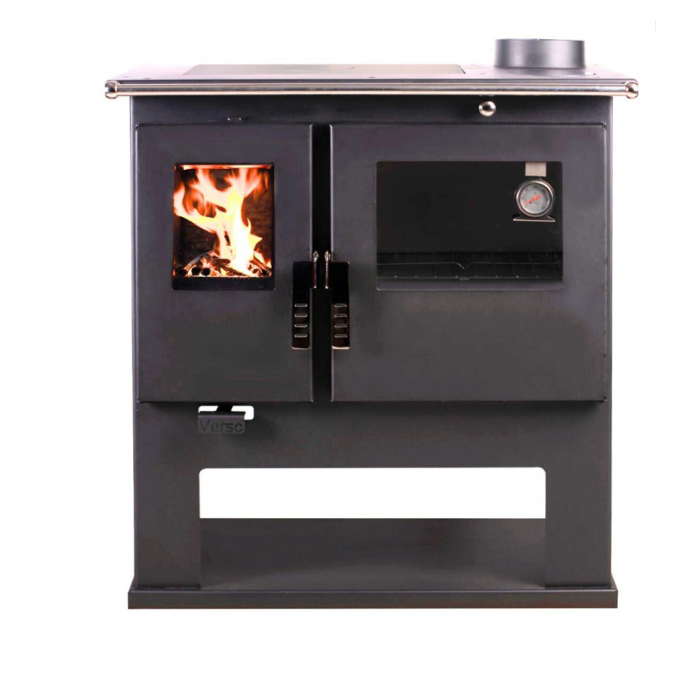 Kuchenka na drewno Verso CS, 7.7kW | Piece na drewno z piekarnikiem | Piece na drewno |