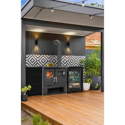 Kuchenka na drewno Verso CS Ceramic Lewa z płytą ceramiczną, 7.7kW - Porównanie produktów