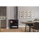 Kuchenka na drewno Verso CS Inox Ceramic Prawa z piekarnikiem ze stali nierdzewnej i płytą ceramiczną, 7.7kW | Piece na drewno z piekarnikiem | Piece na drewno |