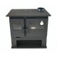 Kuchenka na drewno Verso CS Lite, 7.7kW | Piece na drewno z piekarnikiem | Piece na drewno |