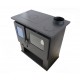 Kuchenka na drewno Verso CS Lite, 7.7kW | Piece na drewno z piekarnikiem | Piece na drewno |