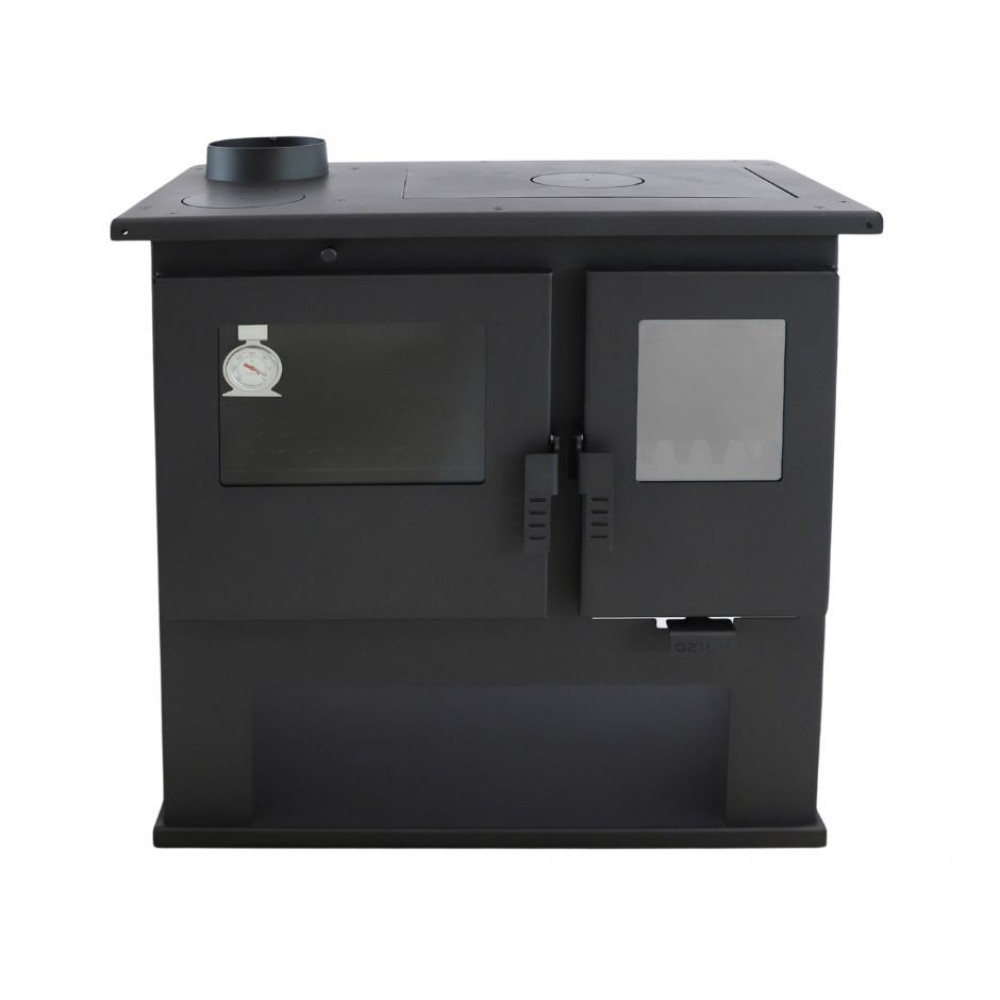 Kuchenka na drewno Verso CS Lite, Lewa, 7.7kW | Piece na drewno z piekarnikiem | Piece na drewno |