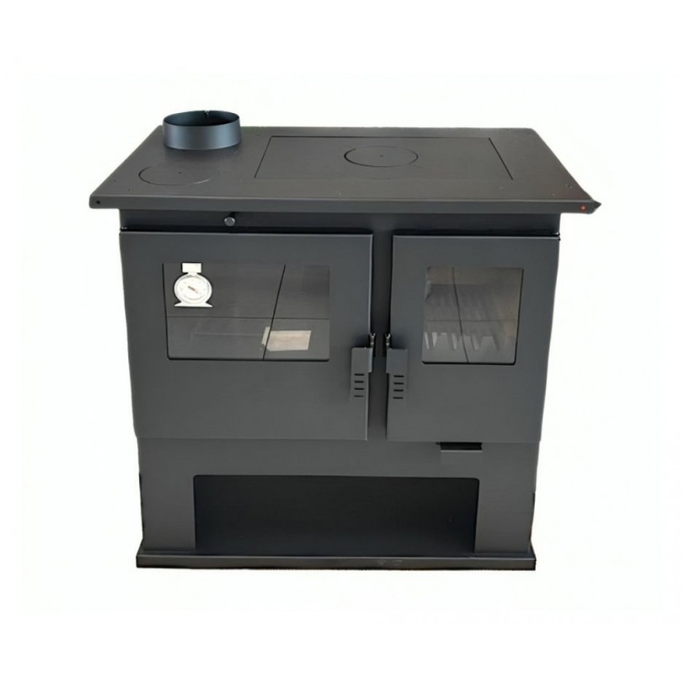 Kuchenka na drewno Verso CS Lite, Lewa, 7.7kW | Piece na drewno z piekarnikiem | Piece na drewno |