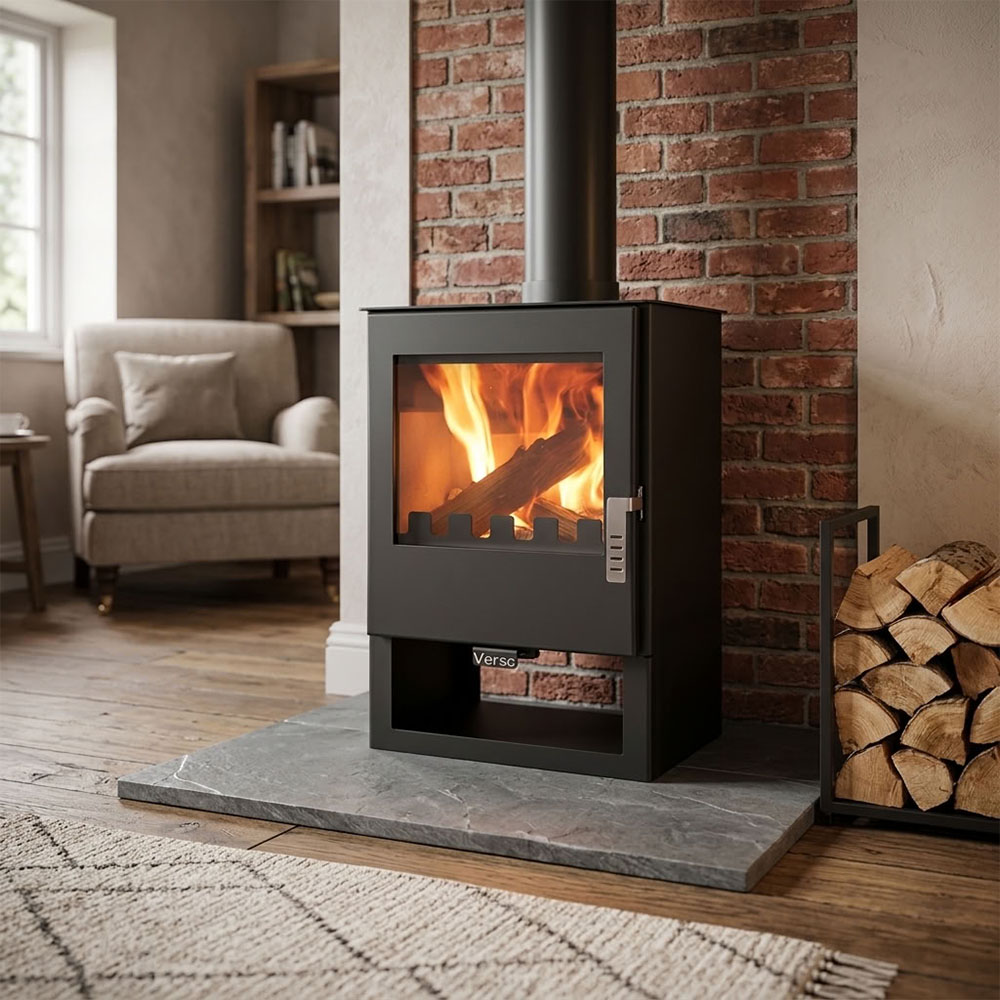 Piec na drewno Verso 3, 5kW | Bezpośrednie piece na drewno | Piece na drewno |