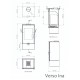 Piec na drewno Verso Ina, 7.5kW | Piece na drewno |  |