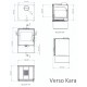 Piec na drewno Verso Kara, 7.5kW | Piece na drewno |  |