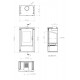 Piec na drewno Verso Lheia, 7.5 kW | Piece na drewno |  |